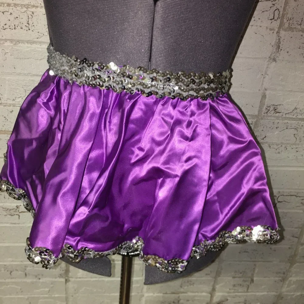 Dance Sequin Halloween Dress Up Skirt Costume 3-6M